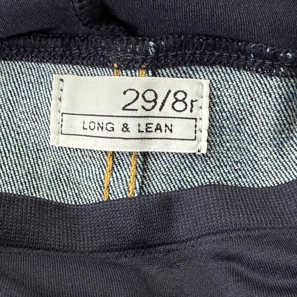 Gap 1969 Maternity Jeans NEW Long and Lean Bootcut Dark Wash 29/8R - Picture 8 of 11